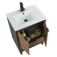 thumbnail image 6 of Fine Fixture Hamilton Bathroom Vanity and Sink, 24 Inch Walnut - ADA Compliant, 6 of 11