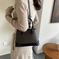 thumbnail image 3 of Bolso bandolera pequeño cuadrado con estampado de moda, estilo retro, sencillo, de invierno 2025, 3 of 5