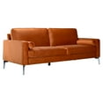 thumbnail image 4 of Dune Mid Century Modern Velvet Living Room Couch in Burnt Orange, 4 of 6