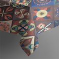 thumbnail image 3 of Boho Bohemia Flower Rectangle Tablecloth 60"x84",Waterproof Polyester Rectangle Table Cloth, Wipeable Spillproof Polyester Tablecloth for Dining, Camping, Indoor and Outdoor, 3 of 5