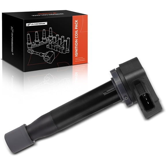A-Premium Engine Ignition Coil Pack Compatible with Honda Accord 2000-2003, Odyssey 1999-2007 & Acura CL 2001-2003, RL 2005-2008, TL 1999-2008, 3.0L 3.2L 3.5L