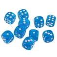 thumbnail image 2 of Seis da de 16 mm para juegos de , juguetes, suministros para fiestas, juego DND, RPG de , azul Sunnimix Juego de roles de dados de seis caras, 2 of 7