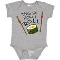 thumbnail image 3 of Inktastic This is How I Roll Cute Sushi Boys or Girls Baby Bodysuit, 3 of 5