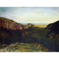 thumbnail image 3 of John La Farge 24x19 Black Modern Framed Museum Art Print Titled - The Last Valley - Paradise Rocks (1867-1868), 3 of 5