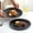 Black-BK-clearacne, variant on tumgatte Plates Snack Plates Small Plates Garbage Plates Bone Spitting Plates–Household Seasoning Dining Table Storage Plates 5 Pack