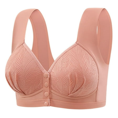 Ndbuld on Clearance Large Size Women s Bra Women s Nursing Bra Maternity Sleeping Underwear Large Size Large Cup No Wire Underwear Women Daily Bra Red 40/90