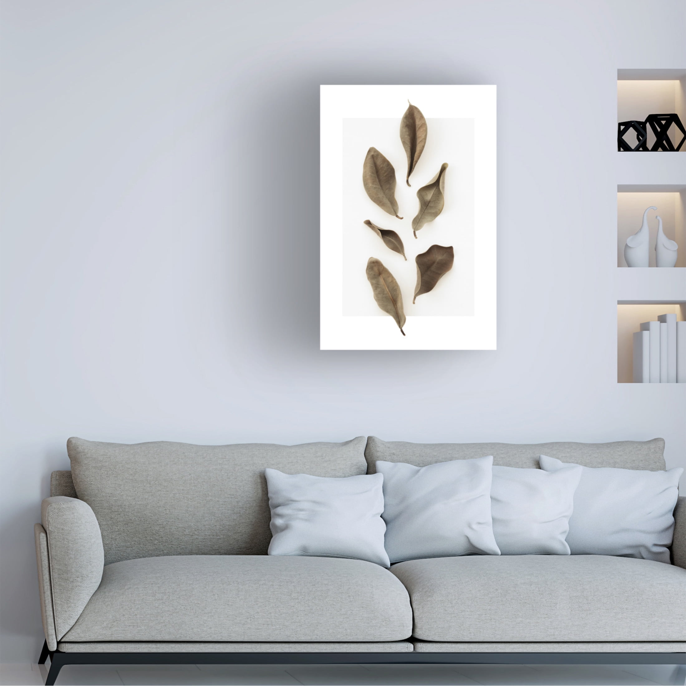 Trademark Fine Art Pictufy Studio Dried Leaves 1 Canvas Wall Art