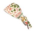 thumbnail image 4 of LTTVQM Christmas Scrub Cap for Women Men Working Cap with Sweatband Adjustable Tie Back Nurse Hats Head Cover, 4 of 6