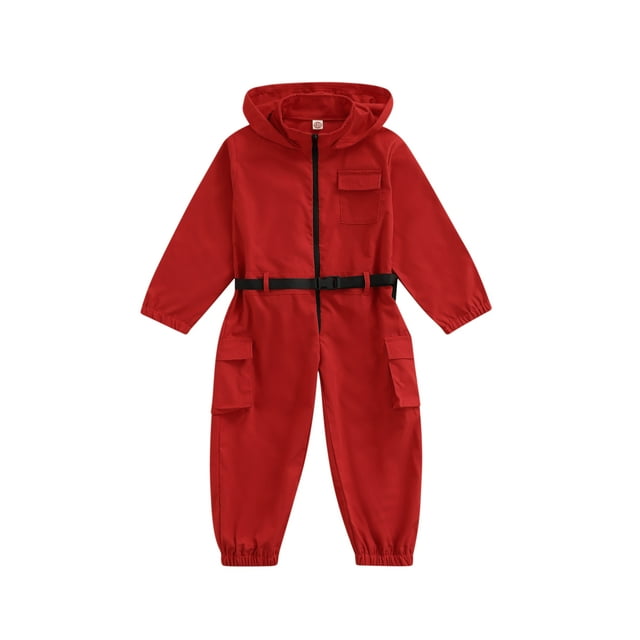 SAYOO Drama Coreano Mono para niños, Manga Larga con Capucha Cierre de Cremallera Cosplay Pantalones Largos Outwear SAYOO casual