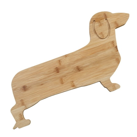 Dachshund Cutting Board - Wooden Cheese Platter - 11.5