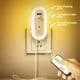 thumbnail image 5 of Injueey Luz nocturna Toma de corriente portátil Doble USB Carga rápida 1W 2A 4500K 500lm Lámpara de iluminación para dormitorio interior del hogar Iluminación y accesorios Injueey HA064396-01B, 5 of 6