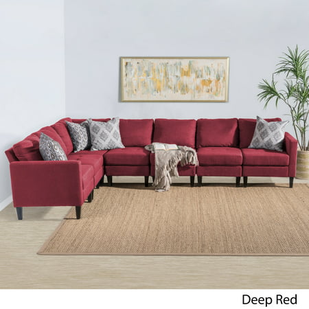 UPC 849114968420 product image for Christopher Knight Home Zahra 7-piece Fabric Sectional Sofa Set by | upcitemdb.com