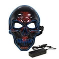thumbnail image 1 of Face Shield Halloween Scary Full Face Guard LED Luminous Skeleton Head Party Cosplay Prop, Blue, 1 of 6