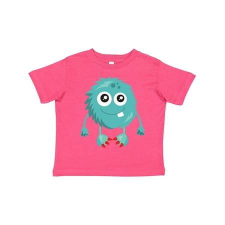 

Inktastic Furry Monster Blue Monster Cute Monster Silly Gift Toddler Boy or Toddler Girl T-Shirt