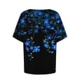 thumbnail image 3 of ATENAR T Shirts for Women Lightweight Loose Womens Shirts Summer Tee Multicolor L, 3 of 4
