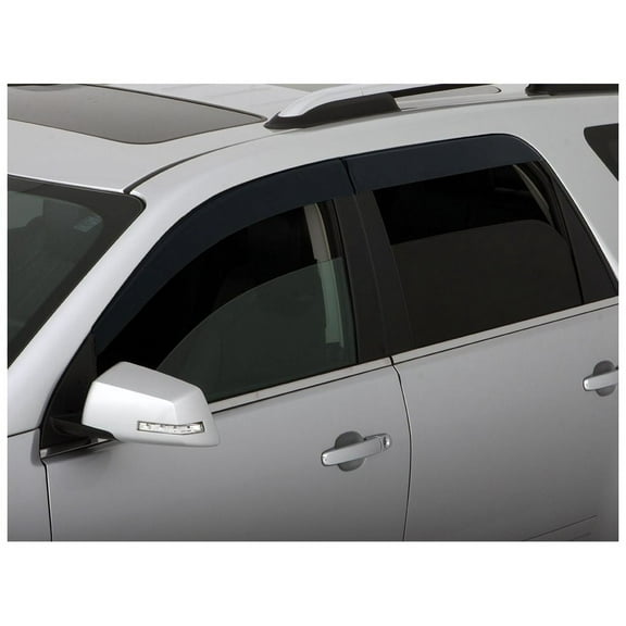 Auto Ventshade (AVS) by RealTruck Low Profile Ventvisor / Window Deflectors Smoke 4 Pc. Set Compatible with 2007-2016 GMC Acadia, 2018-2021 Acadia, 2017 Acadia Limited
