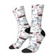 thumbnail image 1 of Balery Dachshund Dog Puppy Calcetas Largas con Estampado para Hombre y Mujer – Suaves y Transpirables, Talla Única (US 5-11), 1 of 6