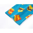 thumbnail image 6 of Beezizac Little & Big Pajamas For Boys Blue Snacks Cool Short Sleeve & Pants Soft Kid 2-Piece PJ Set Size 10, 6 of 7