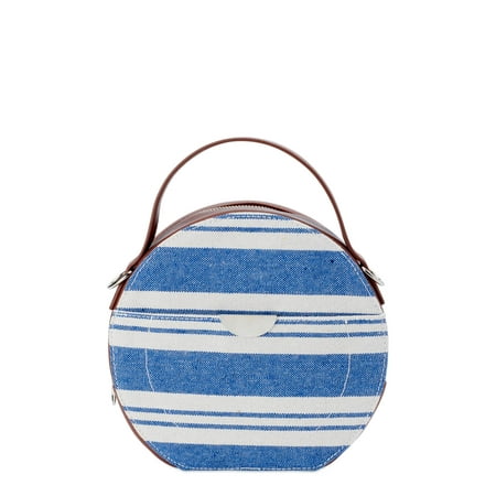 Time and Tru Canteen Crossbody Bag with Removable Adjustable Strap