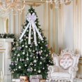 thumbnail image 3 of Arco de adorno de árbol de Navidad Led con patrón de copo de nieve decoración de Navidad accesorios Diy adorno de puerta 83x29cm, 3 of 5
