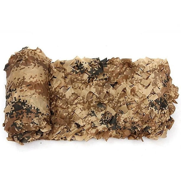 Red de camuflaje 1,5 m x 5 m Red de camuflaje Red decorativa Camuflaje del desierto