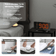 thumbnail image 5 of Reloj despertador para adultos que duermen profundamente, reloj despertador vibratorio con agitador de cama, pantalla grande, luz de despertador, para dormitorio, 5 of 7