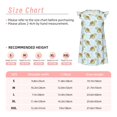 thumbnail image 3 of Vsdgher Tortue de Mer Dessin Animé pour Filles Chemises de Nuit Manches Courtes à Volants Robe de Nuit Pyjama pour Fête Pyjama-TG, 3 of 6