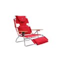 thumbnail image 1 of Ostrich de Luxe Chaise de Plage Sport 3-en-1 Rembourrée, Rouge, 1 of 13