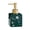 Green, variant on DQQ153 Small Square Soap Dispenser 9.5oz/280m Ceramics Bottles Liquid Lotion Dispenser for Bathroom Kitchen Dispenser