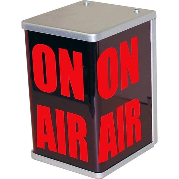 Sandies 3WL-OA-24 24V 343-24 Triple Sided on-Air Studio Warning Light with LED Strip