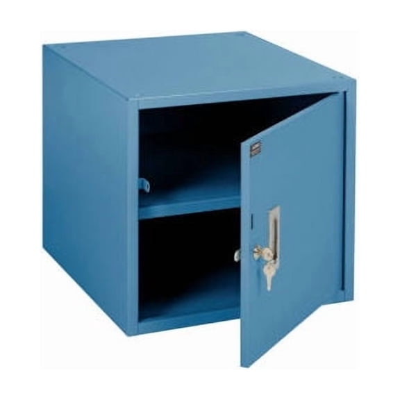 Global Industrial Stacking Steel Cabinet  17-1/4""W x 20""D x 16""H Blue