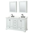 thumbnail image 6 of Wyndham Collection WCS202060DKGWQUS3MED Deborah 60" Free Standing Double Basin Vanity Set, 6 of 7