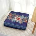 thumbnail image 7 of Square Floor Pillow with Paisley Motif, Boho Meditation Cushion for Yoga and Sitting Comfort 22 x 22, 7 of 7