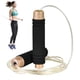 thumbnail image 5 of Cuerda de saltar de alambre de material acero ajustable profesion con bolsa de transporte, gimnasio, , fácil de ajustar Cuerda de saltar de cali - Negro, 5 of 7