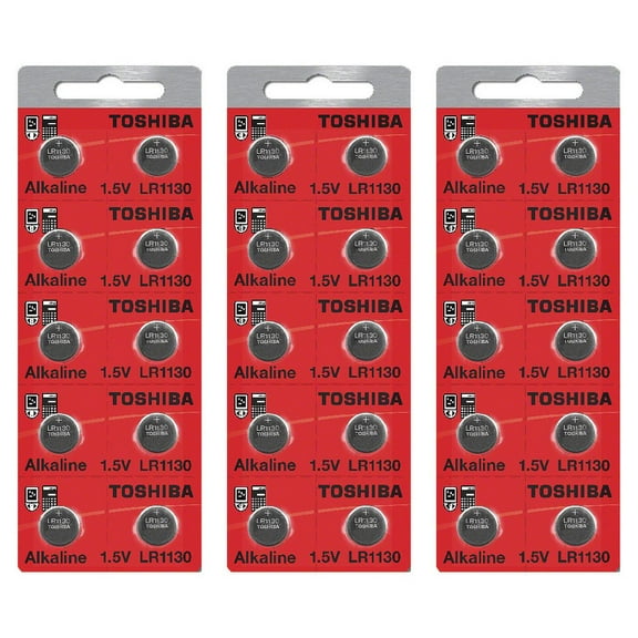 Toshiba 1130 189 Alkaline 1.5 Volt Battery (30 Batteries)
