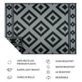 thumbnail image 3 of Milan Design 100% Eco-friendly Lightweight Plastic Outdoor Mat/Rug, 3 of 5