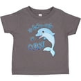 thumbnail image 3 of Inktastic Dolphin-itely the Cutest Boys or Girls Toddler T-Shirt, 3 of 5