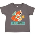 thumbnail image 3 of Inktastic Little Brother Woodland Fox Lil Bro Boys Toddler T-Shirt, 3 of 5