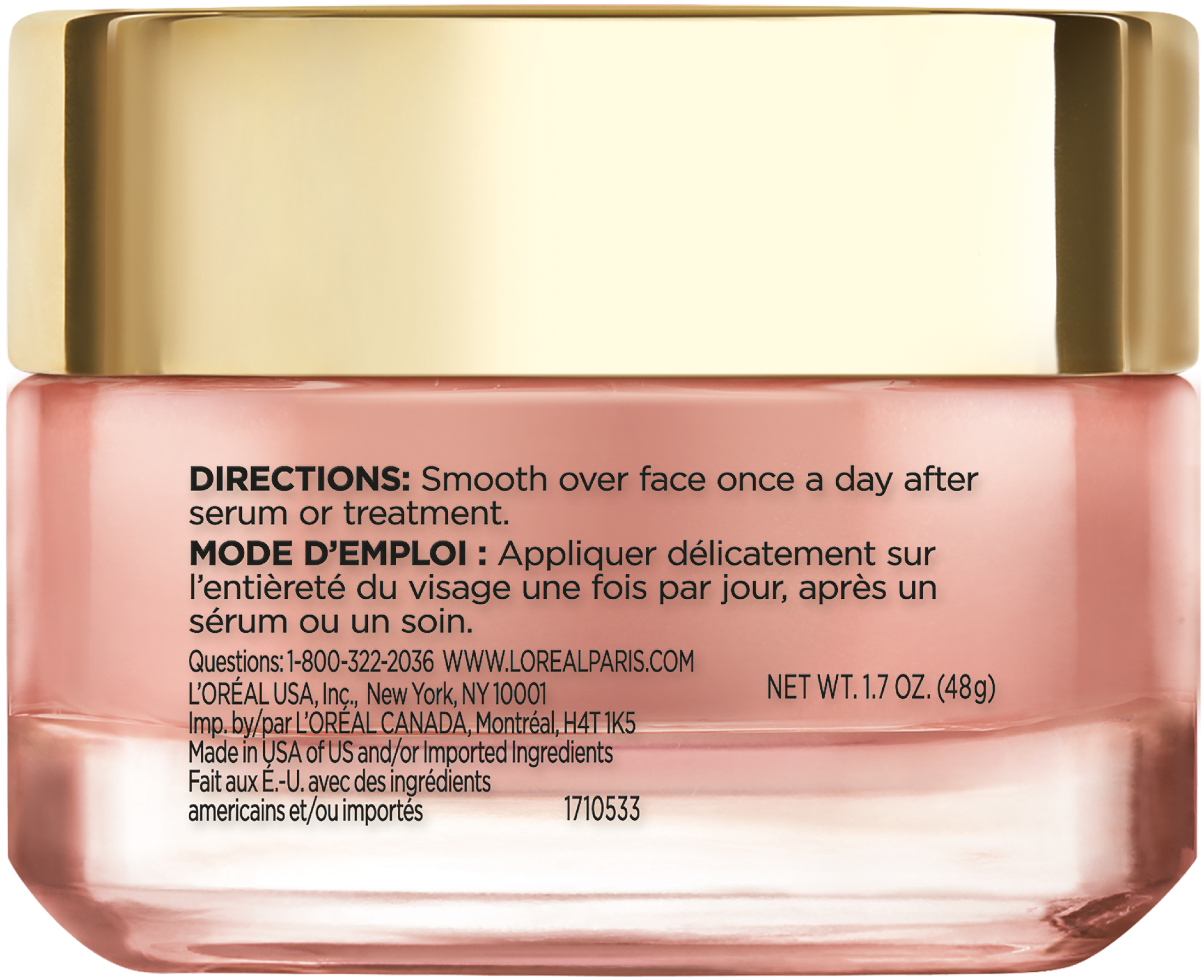 L'Oreal Paris Age Perfect Rosy Tone Face Moisturizer, 1.7 oz - image 2 of 8