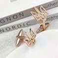 thumbnail image 3 of Vintage Tryzub Symbol Cufflinks Stainless Steel Trident Mens Sleeve Buttons Charm Shirt Wedding Souvenir Jewelry Cuffs Links, 3 of 5