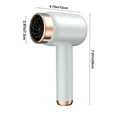 thumbnail image 3 of Xecvkr Wireless Rechargeable Hair Dryer 3 Speeds Portable Home Use Office Camping Travel USB Battery Handheld Blow Dryer Low Noise Light Weight Adjustable 1 Unit, 3 of 9