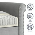 thumbnail image 6 of ZAFLY 3 Piece Living Room Sofa Set, 3 Seat Sofa + Loveseat + Armchair, Couches Sets with Solid Wood Frame for Living Room - Dark Gray, 6 of 6