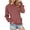 t-307Brick Red1, variant on MEZZALL Women Casual Solid Color Pullover Sweater Long Sleeve Crewneck Pocket O-Neck Sweatshirt Athletic Sportswear Tops Winter Birthday Fall Clothing