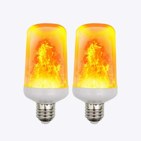 

Lightahead LED Simulated Realistic Burning Fire Flame Effect Flickering Light Bulb (2 Pack)