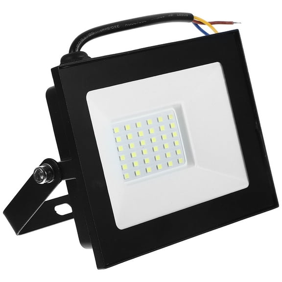 LABSERRON 1Pc Led Floodlight Black 16.50X13.50X2.00Cm For Garden Lighting