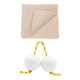 thumbnail image 1 of Sonajero africano, bola de arena rítmica, sonajero de mano, bolas de arena, recuerdos de fiesta Sonajero Blanco Tela Beige, 1 of 9