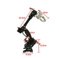 thumbnail image 3 of WIFI Metal 8-DOF Arm Gripper Claw Kits Servo, 3 of 8
