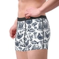 thumbnail image 2 of Uemuo Chicken And Fish Pattern Men's Boxer Briefs,Trunk Anti-Chafing,Comfortable, Durable, and Stylish Underwear-Medium, 2 of 9