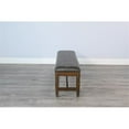 thumbnail image 4 of Pemberly Row Modern / Contemporary Tobacco Leaf Dining Bench with Cushion, 4 of 4