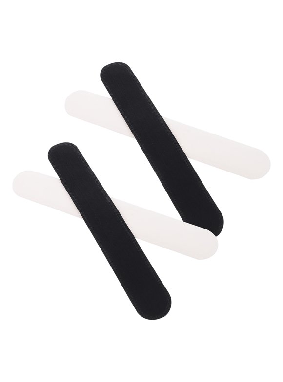 Hat Sizing Tape - 78 Self-Adhesive Foam Sweatband Strips, 3/4 Inch Wide (Black)